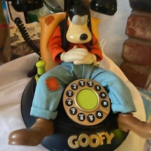 Goofy Character Telephone Vintage 1990’s Walt Disney